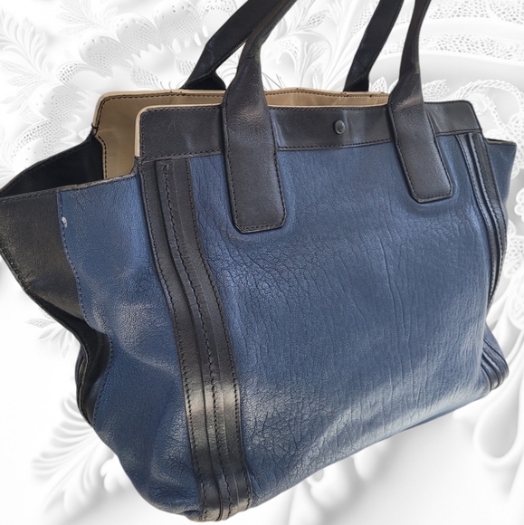 Chloe Handbags - Chloé Allison blue tote bag